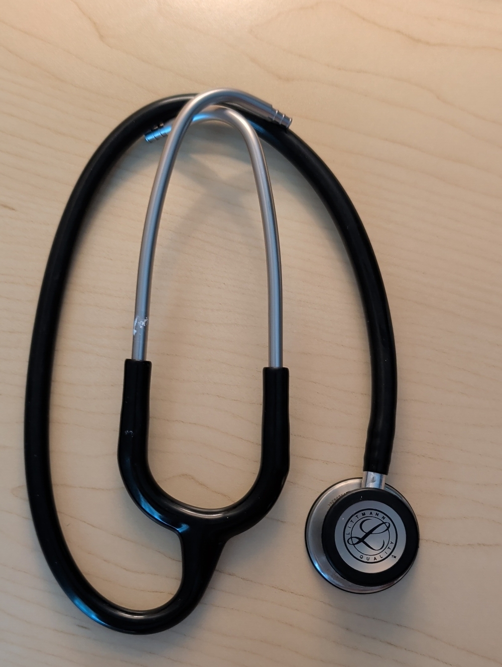 Classic Black Duel-sidded Littmann Stethoscope with Silver